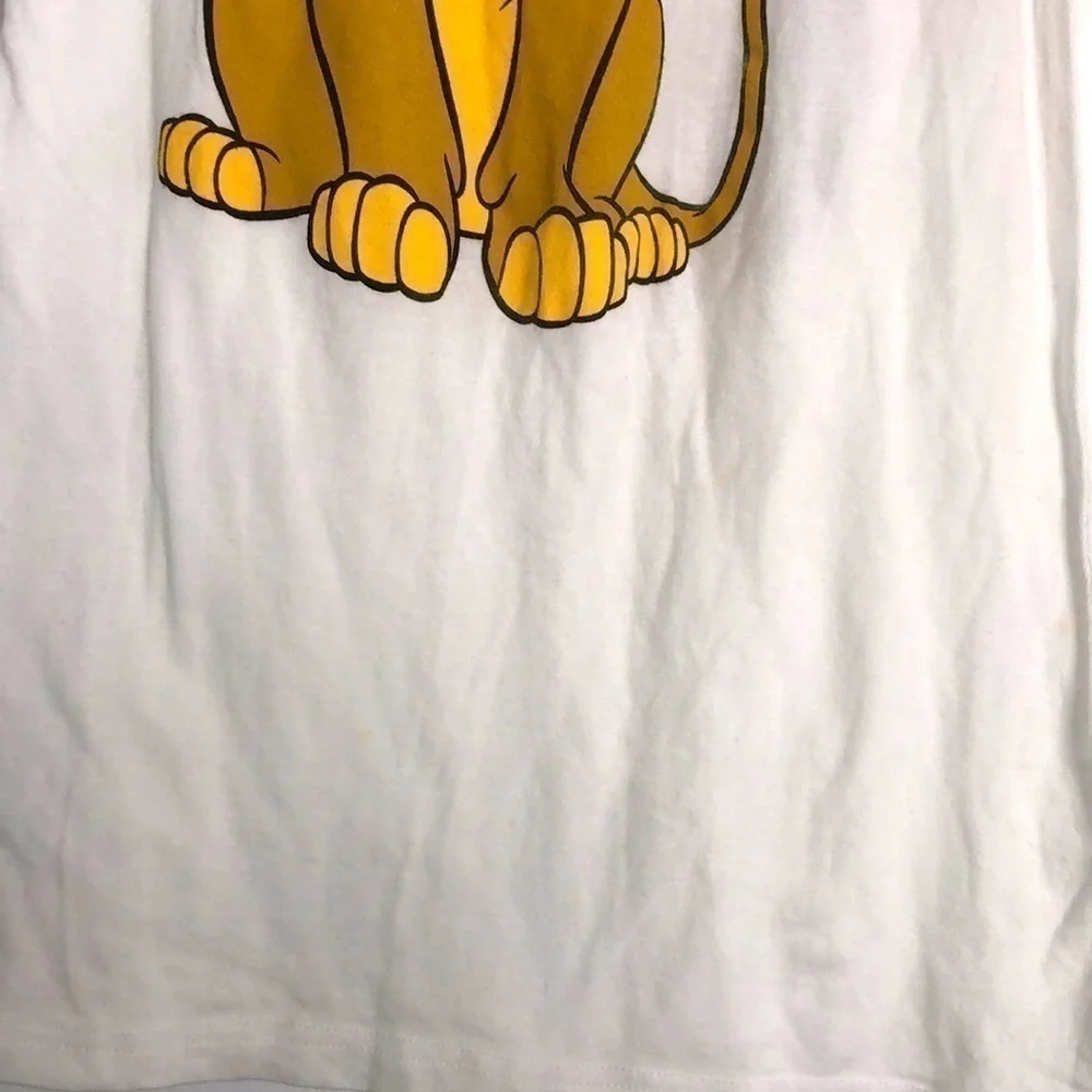DISNEY LION KING SIMBA GIRLS SHIRT SIZE LARGE